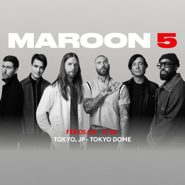 Concert tour to Maroon 5 in Tokyo